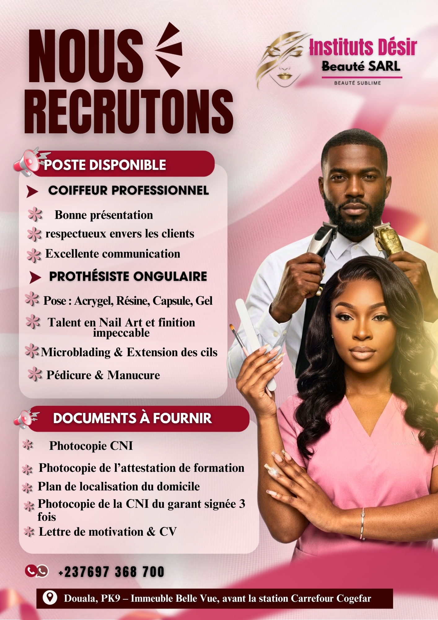 Affiche recrutement